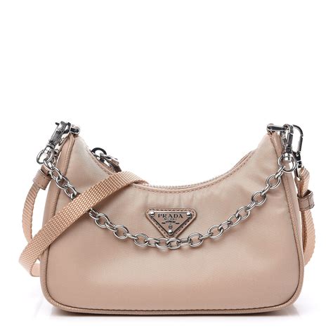 prada white nylon handbag|Prada small nylon shoulder bag.